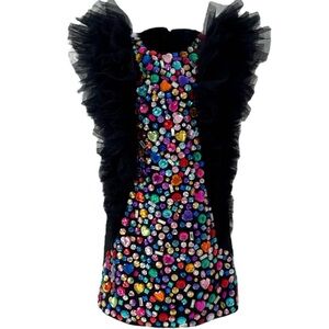Bejeweled Gem Dress - Lolaandtheboys